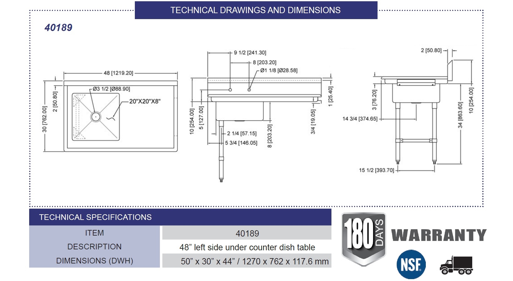 Omcan 40189