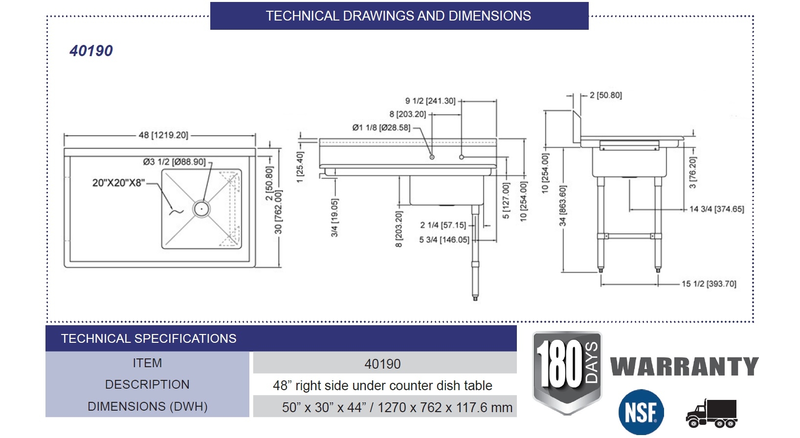 Omcan 40190