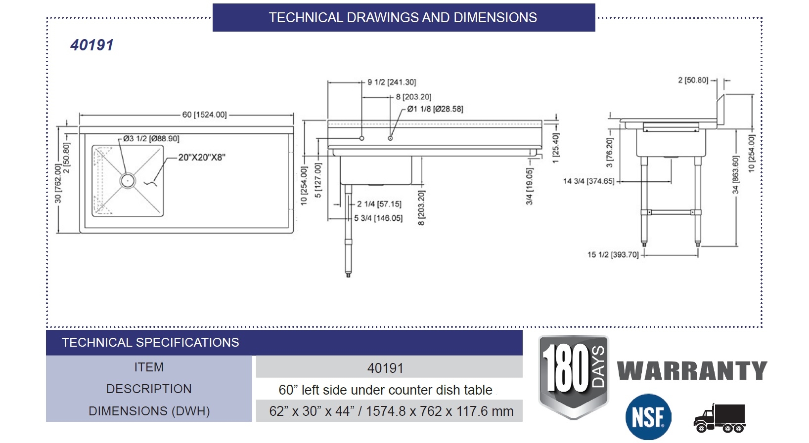 Omcan 40191