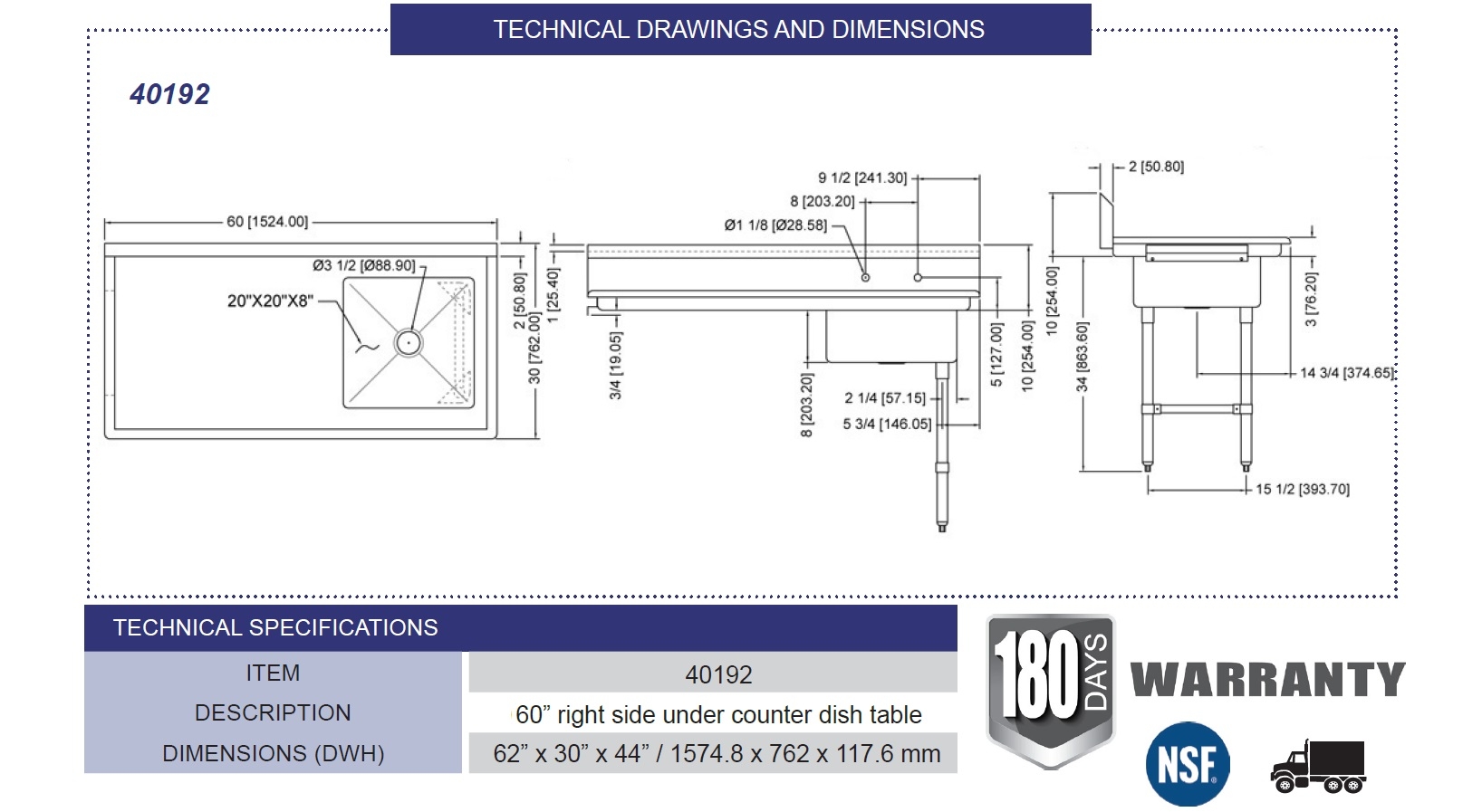 Omcan 40192