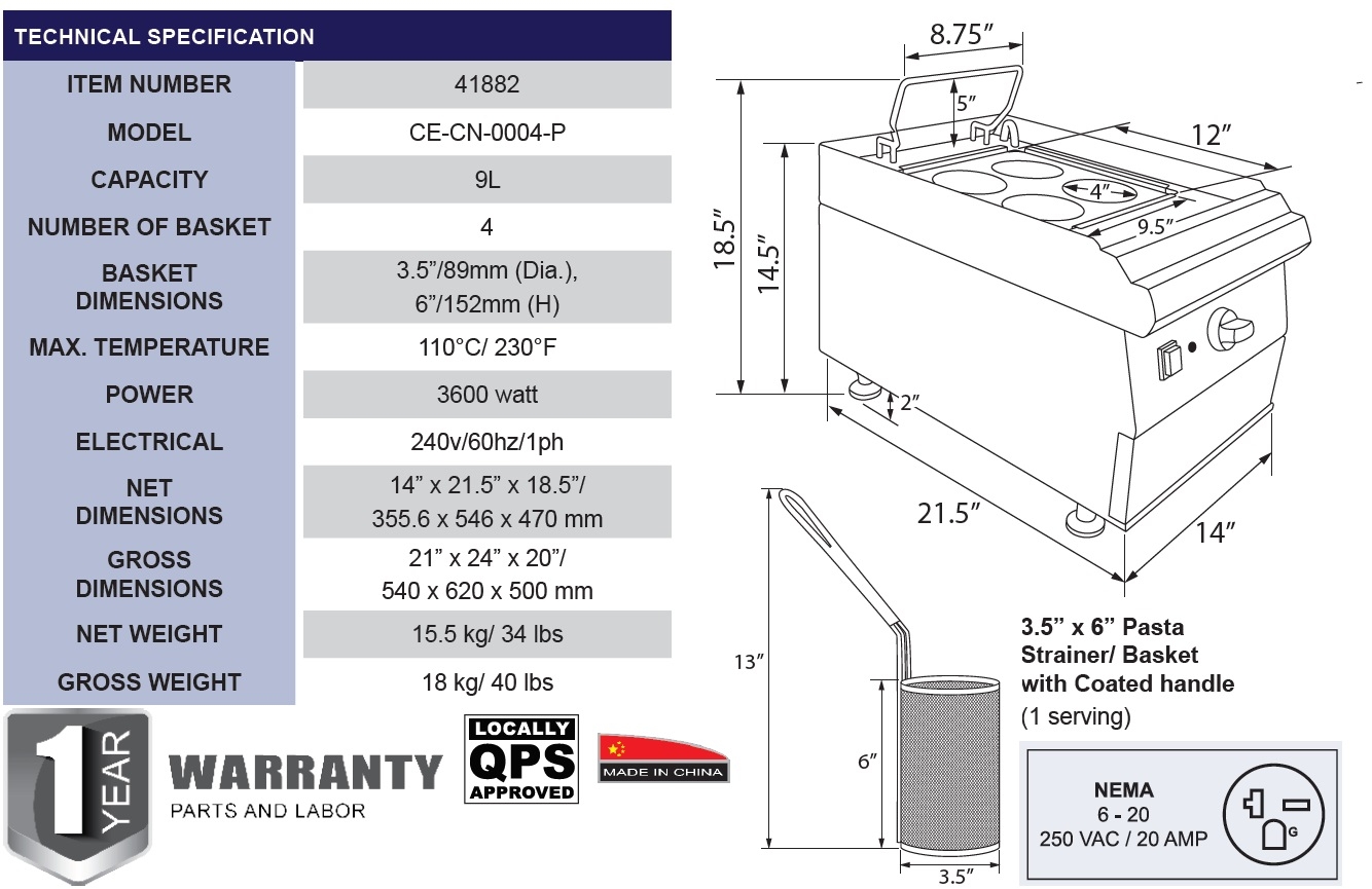 Omcan 41882 Omcan 41882