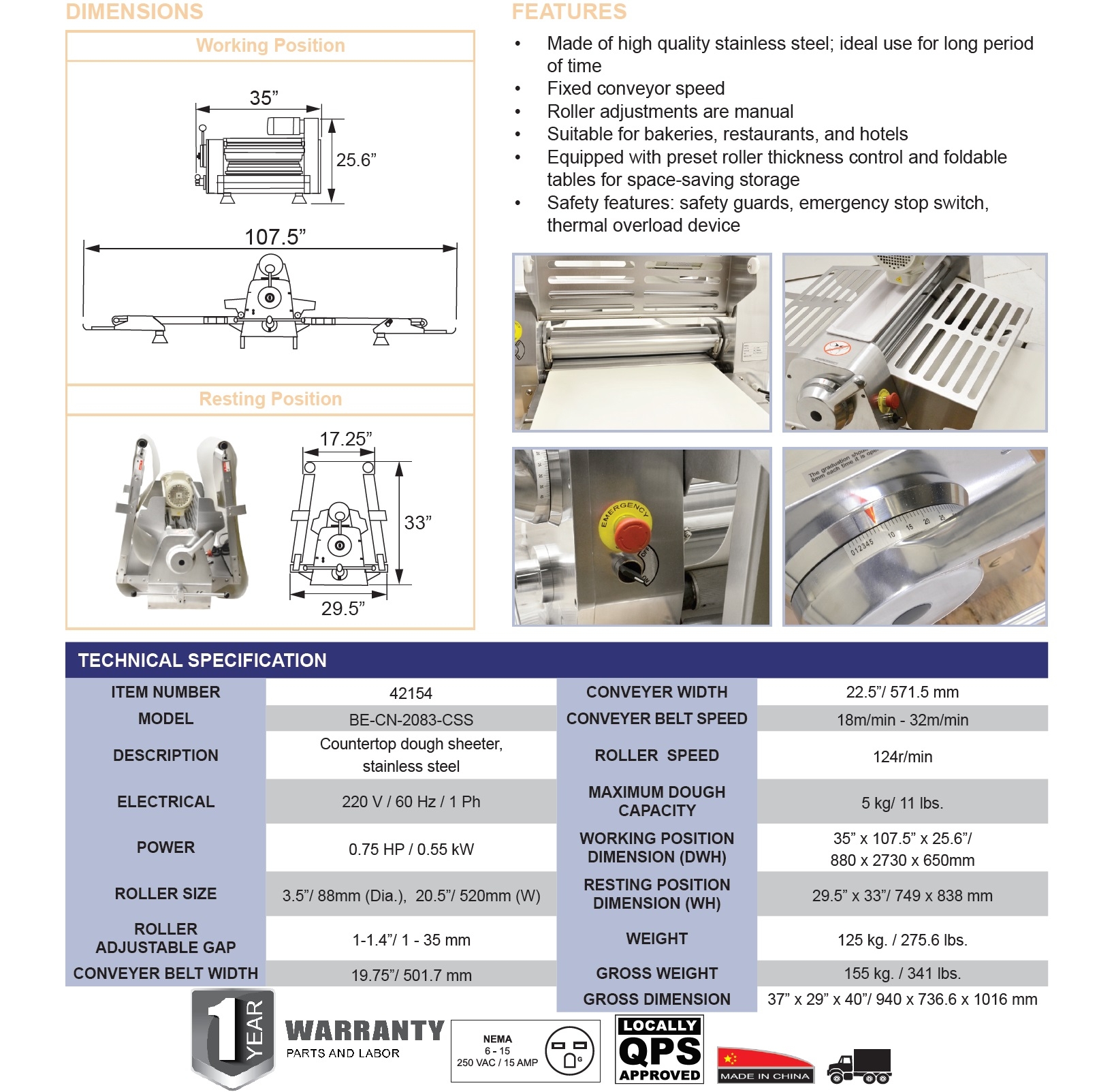 Omcan 42154