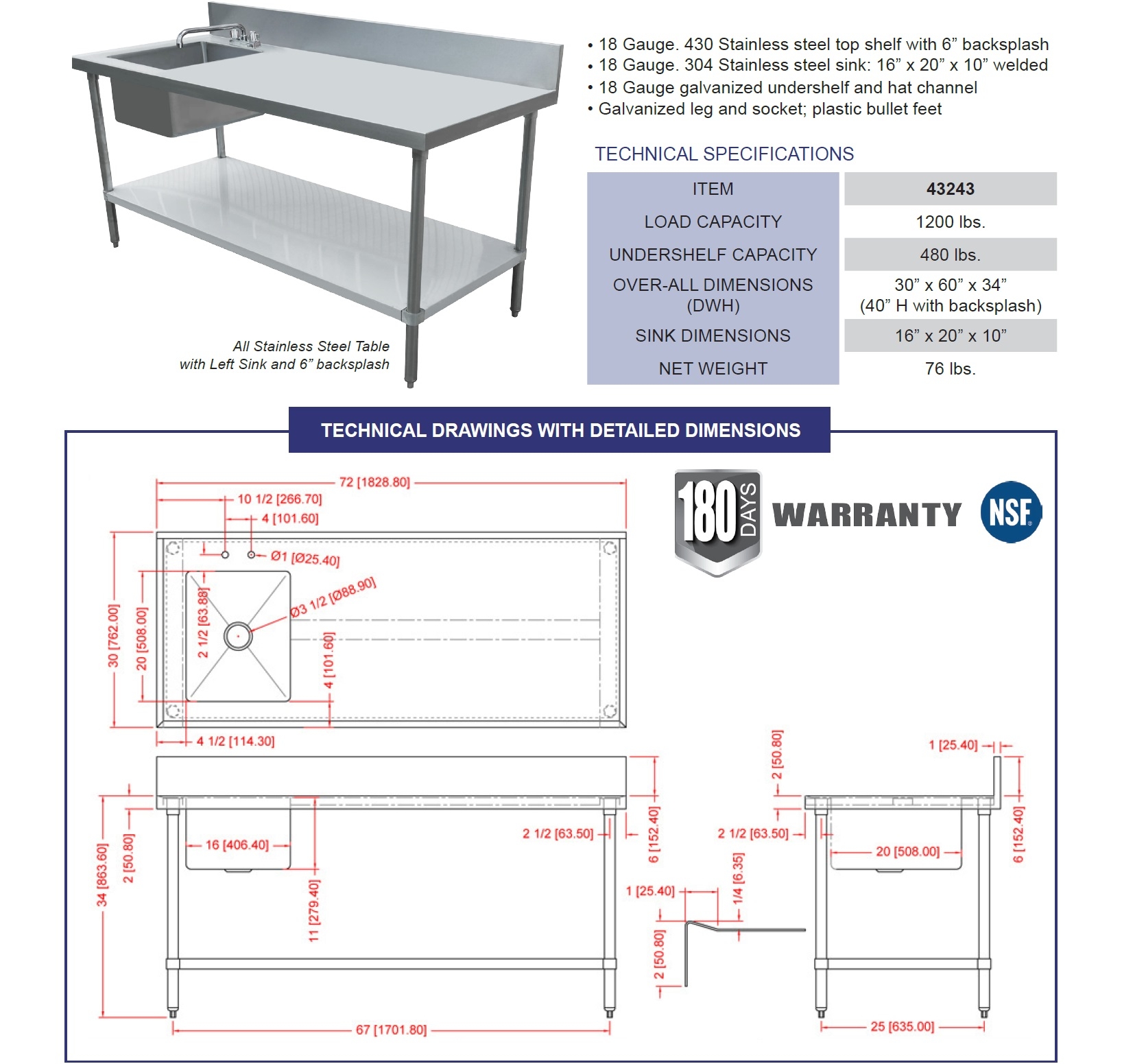 Omcan 43243 Omcan 43243