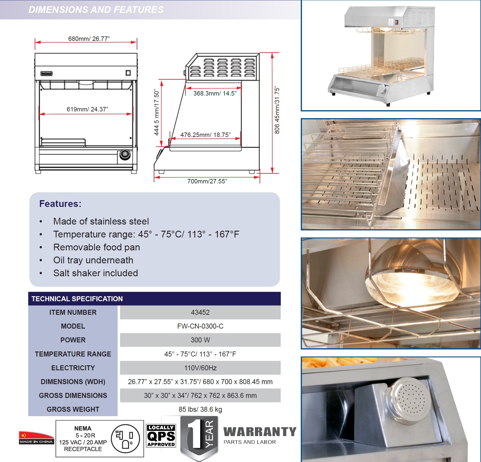 Omcan 43452