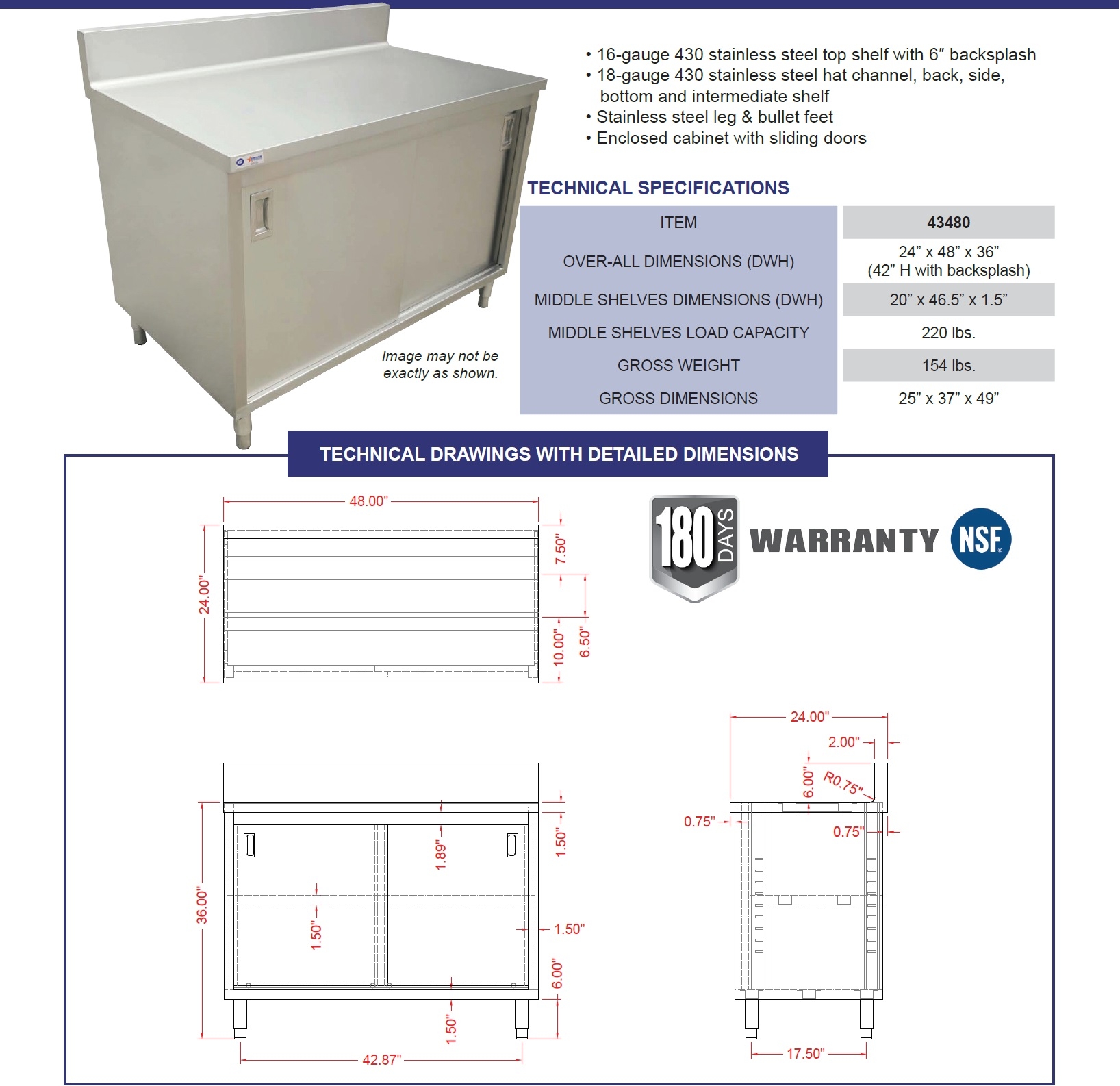 Omcan 43480