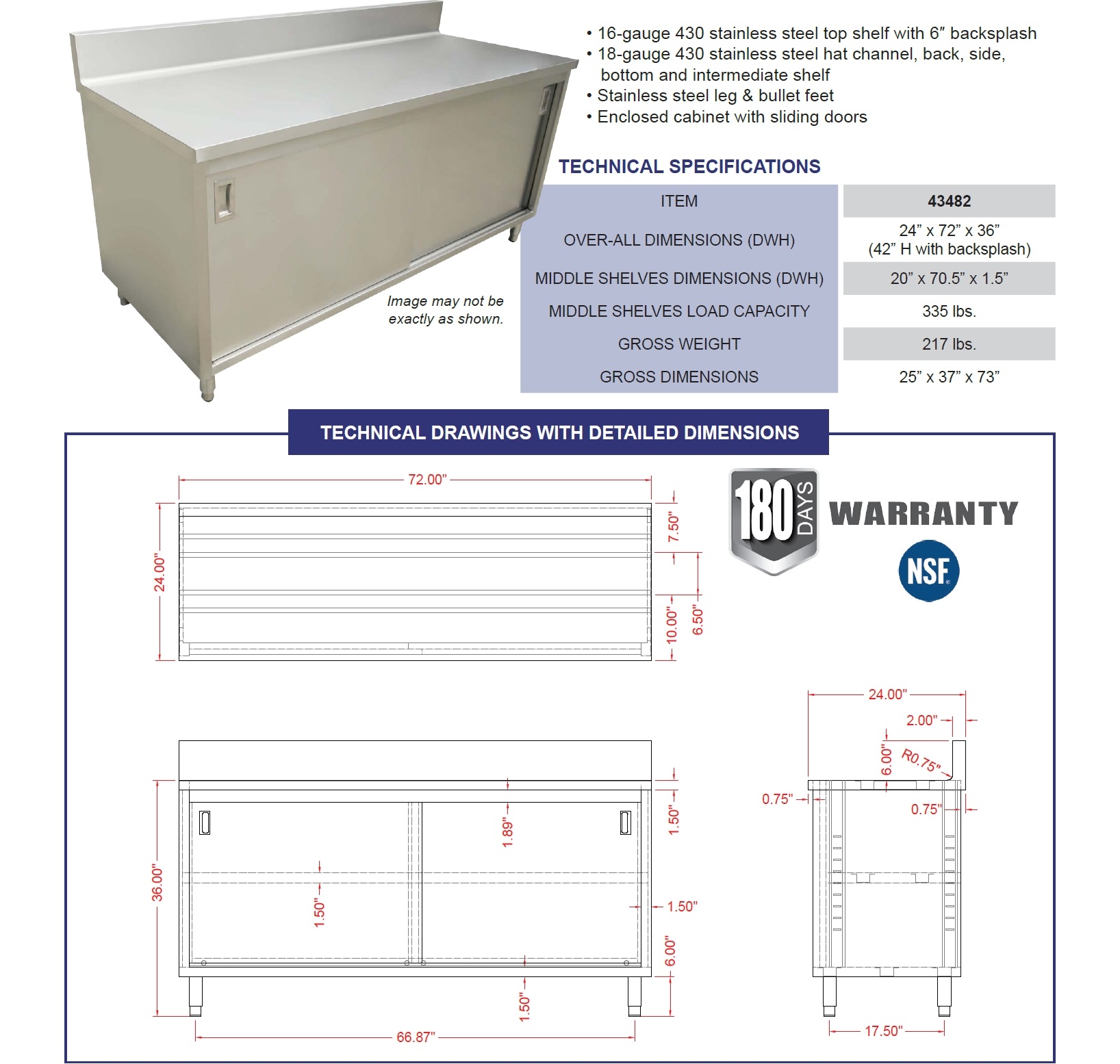 Omcan 43482 Omcan 43482