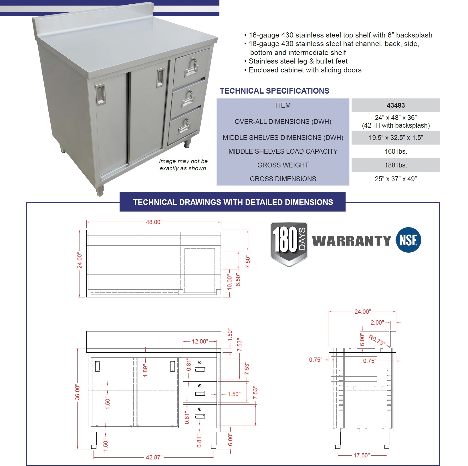 Omcan 43483 Omcan 43483