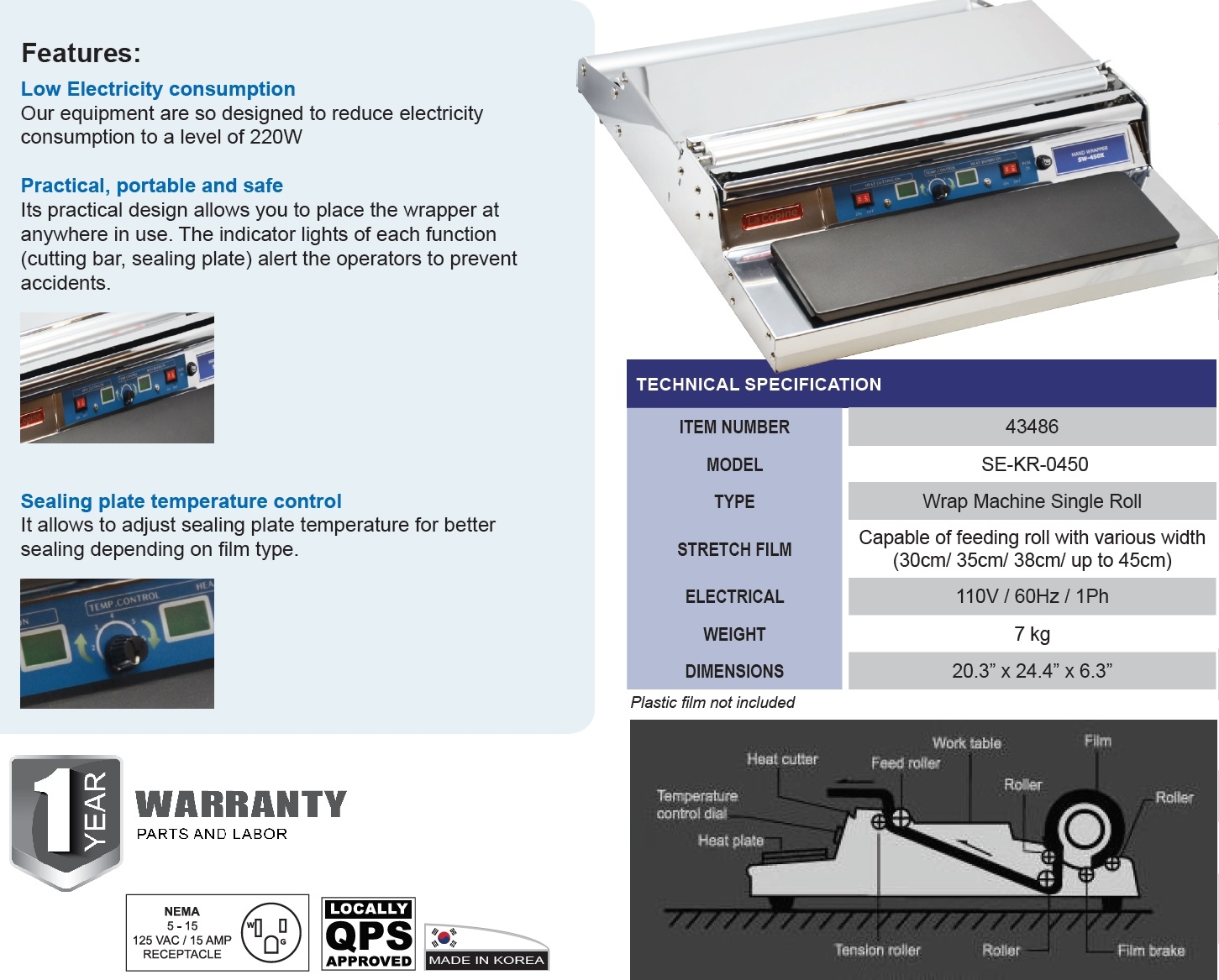 Omcan 43486 Omcan 43486