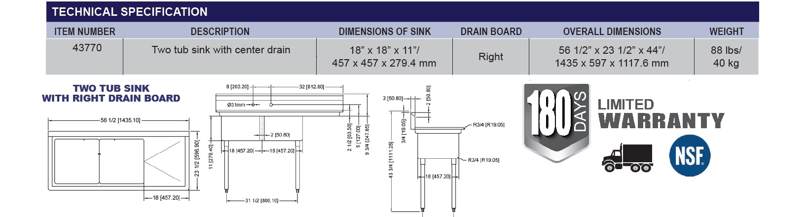 Omcan 43770