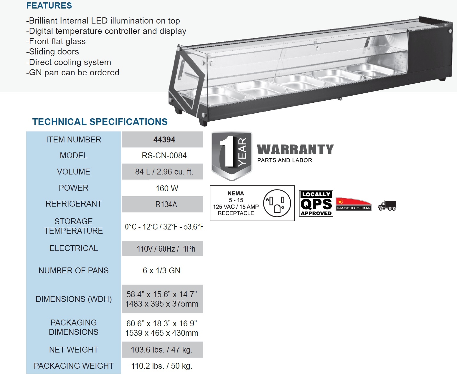 Omcan 44394 Omcan 44394