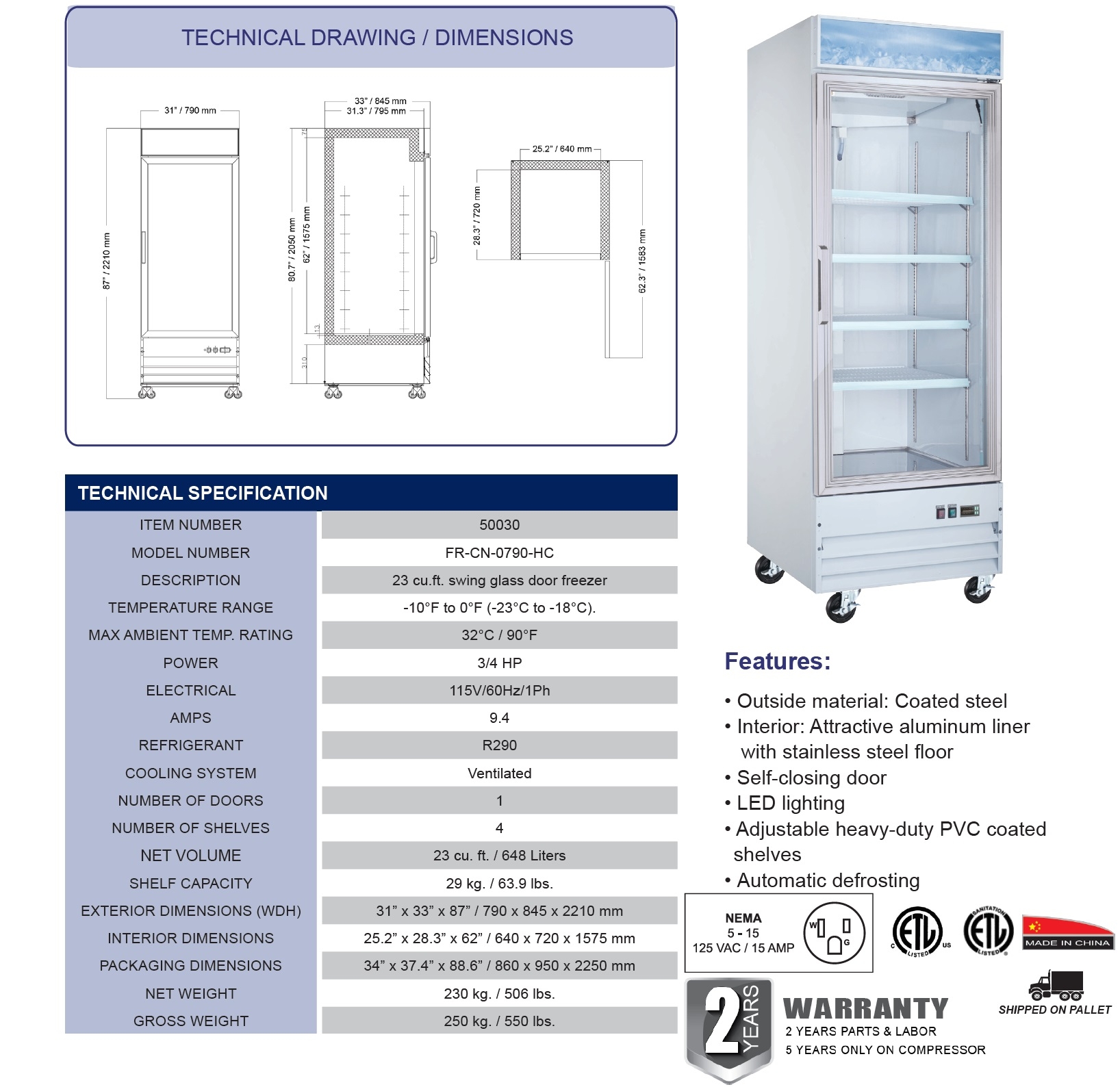 Omcan 50030