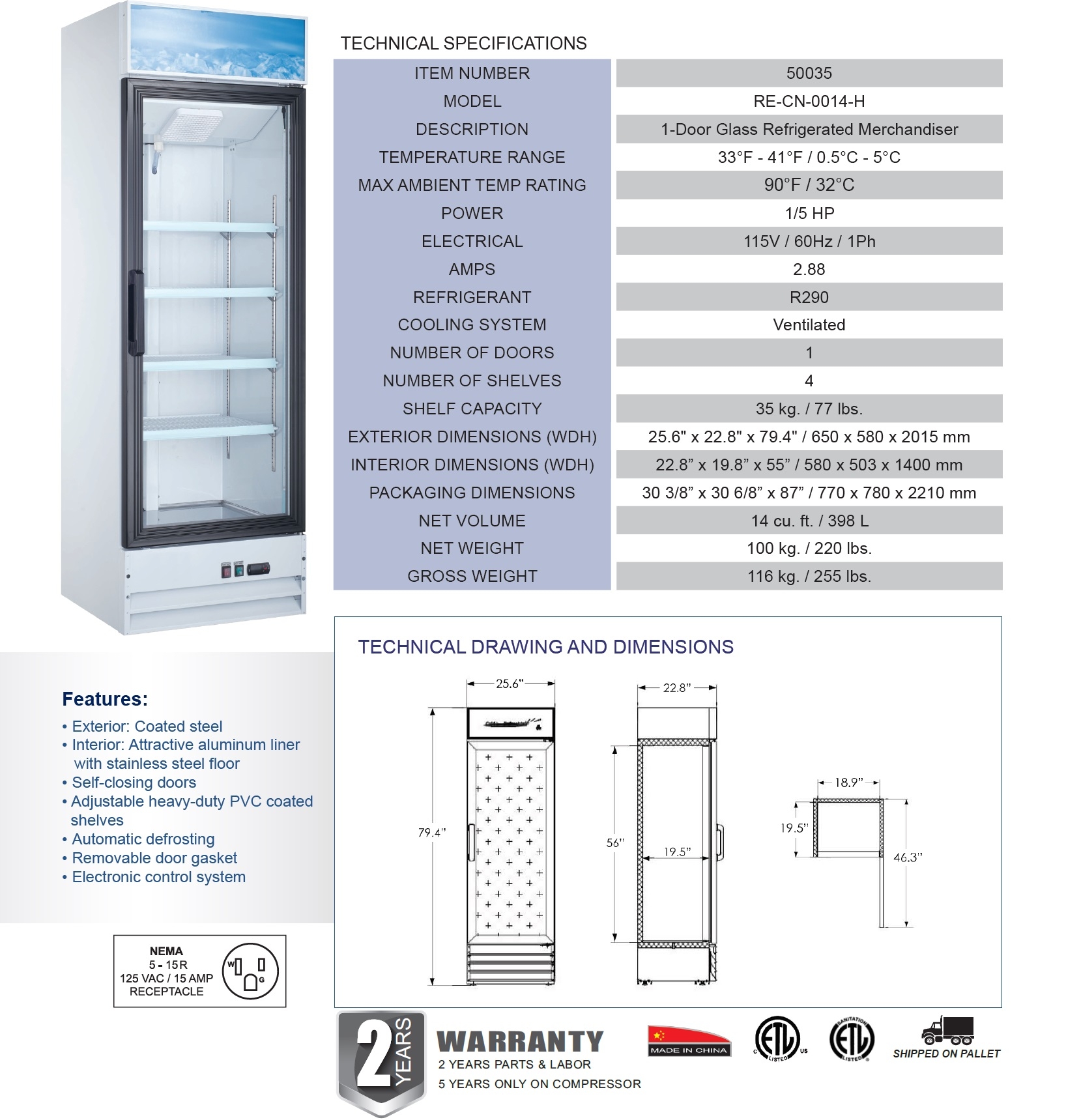 Omcan 50035