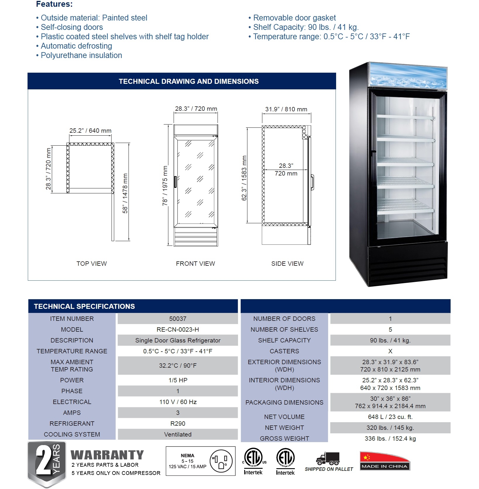 Omcan 50037