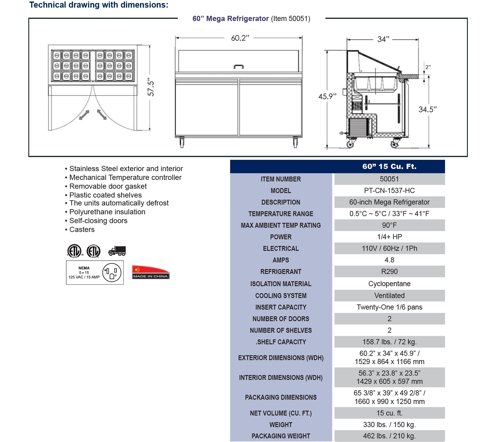 Omcan 50051