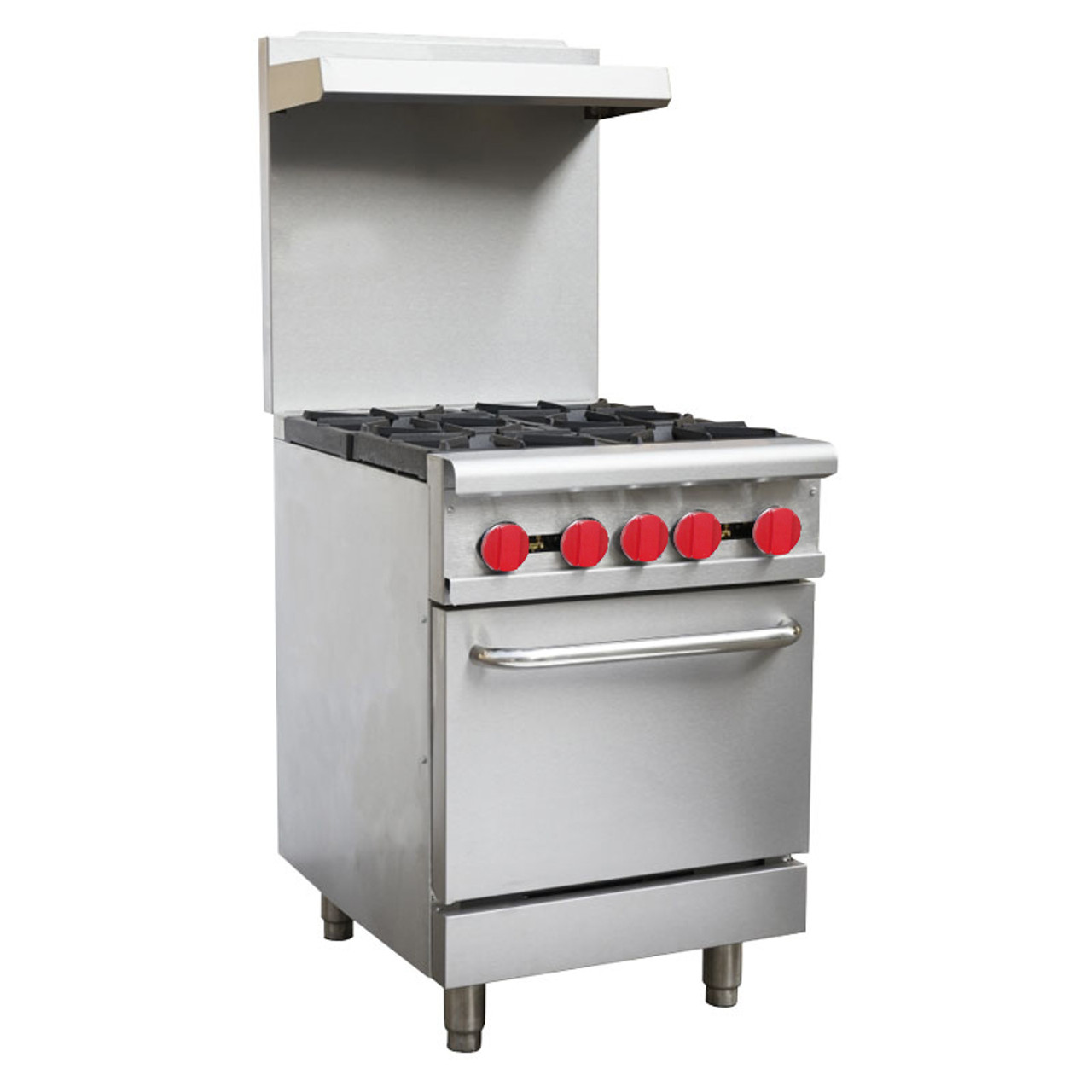 Omcan - 24" Commercial Gas Range Liquid Propane - 46124