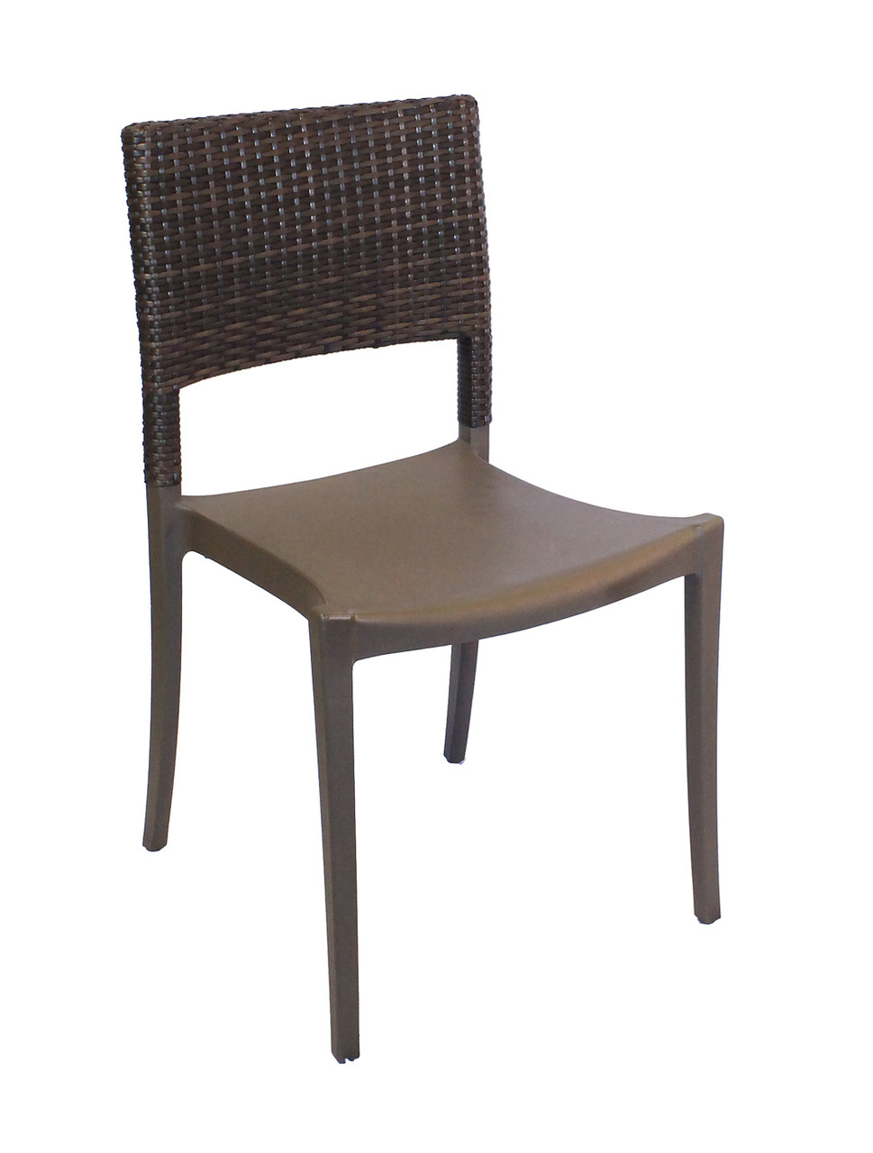 Grosfillex - Java Bronze Stacking Side Chair (4 Pack)