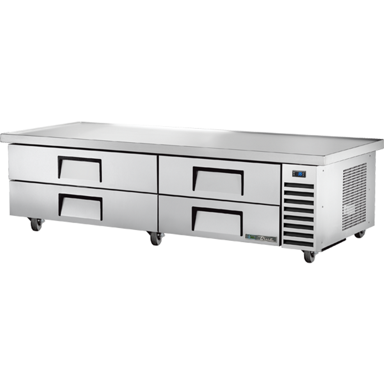 True - 86" Refrigerated Chef Base w/ 4 Drawers - TRCB-82-86-HC