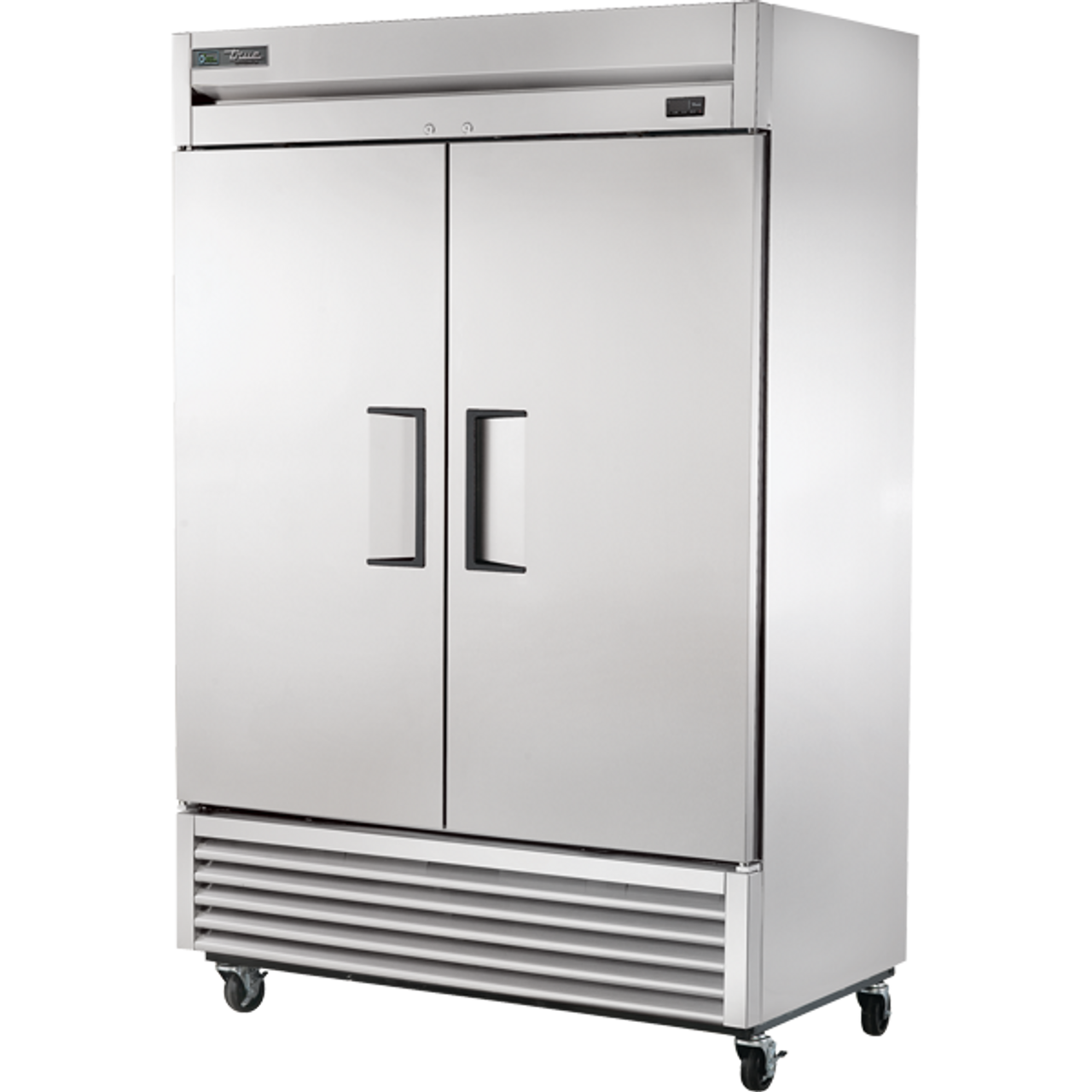 True - TS Series 54" Stainless Steel Refrigerator w/ 2 Solid Swing Doors - TS-49-HC