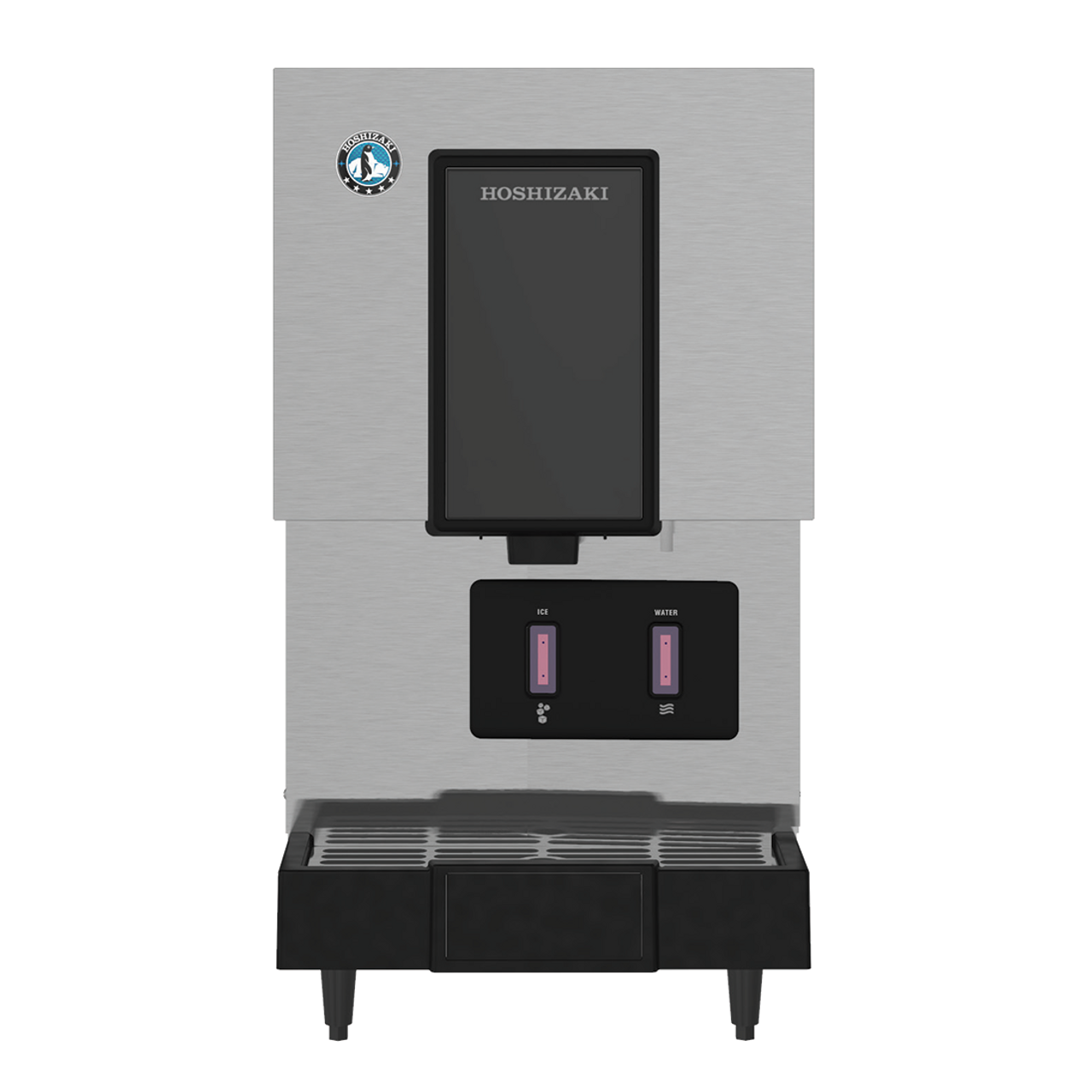 Hoshizaki - Opti-Serve 257 Lbs Air Cooled Countertop Cubelet Ice/Water Machine Dispenser - DCM-271BAH-OS