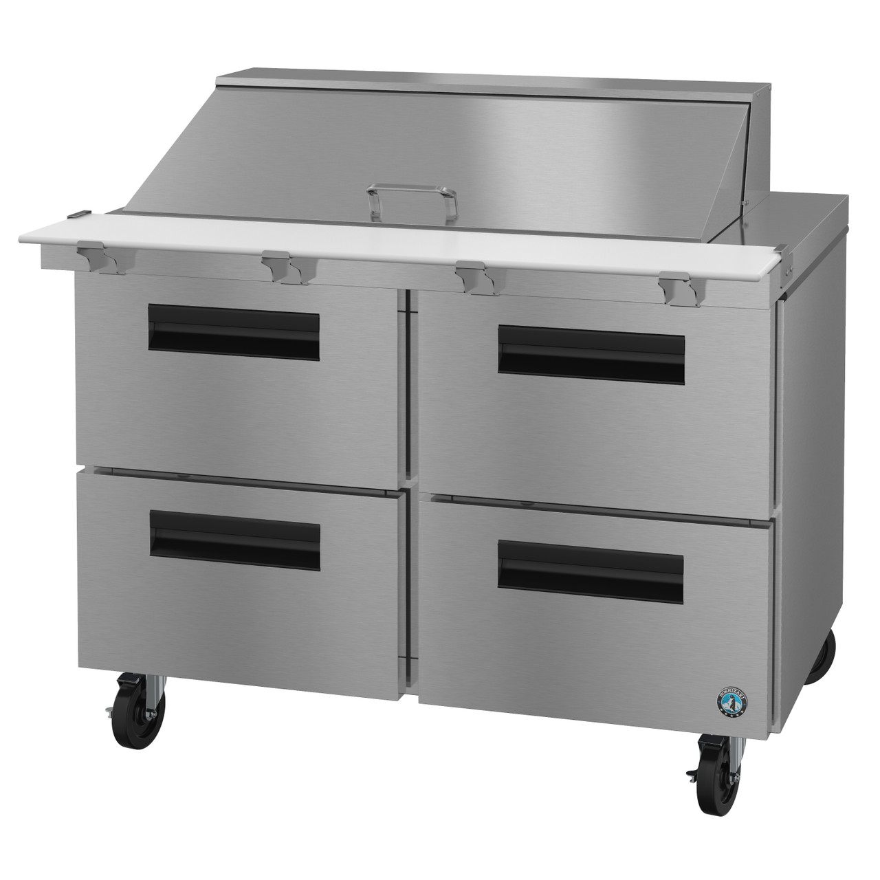 Hoshizaki - Steelheart 48" Mega Top Refrigerated Prep Table w/ 4 Drawers & 18 Pans - SR48B-18MD4