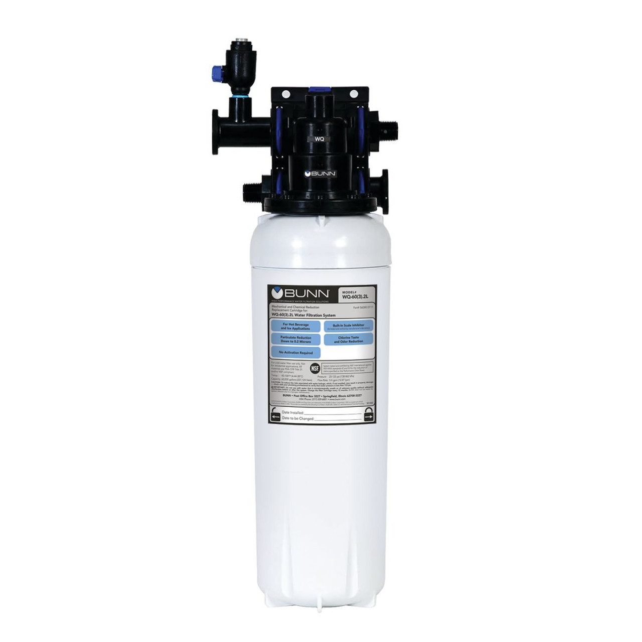 BUNN - WQ-60(3).2L High Performance Water Filtration System - 56000.0011
