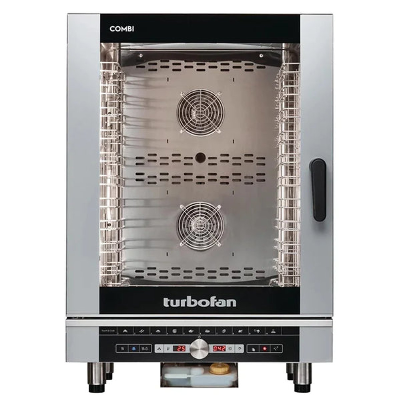 Turbofan - 32" Full Size 10 Tray Digital Electric Combi Oven 208V - EC40D10