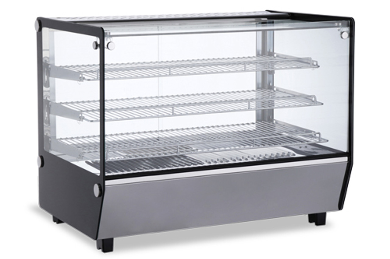 Omcan - 34" Square Glass Countertop Display Warmer - 47426