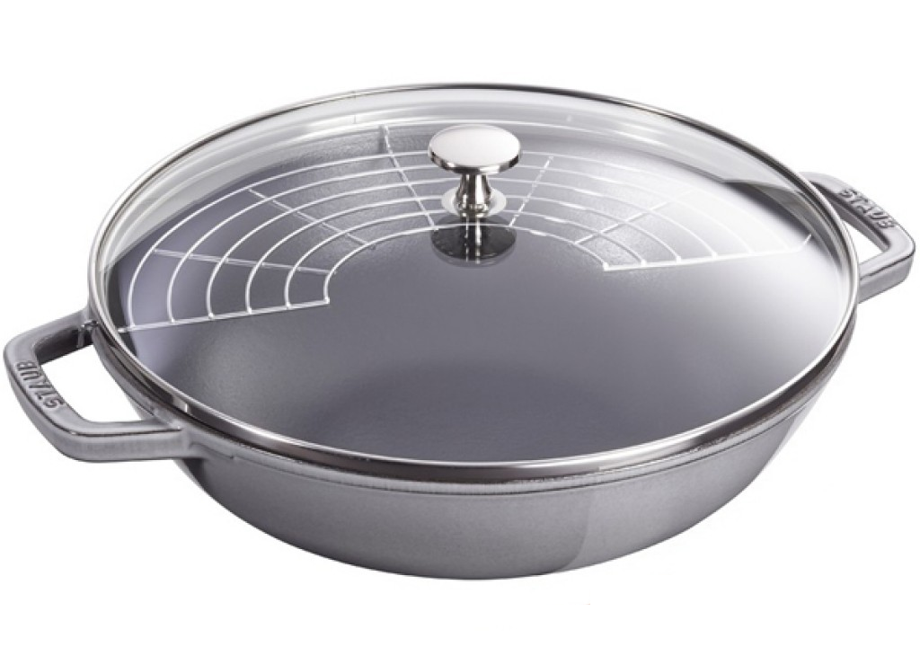 Staub 12" Grey Wok