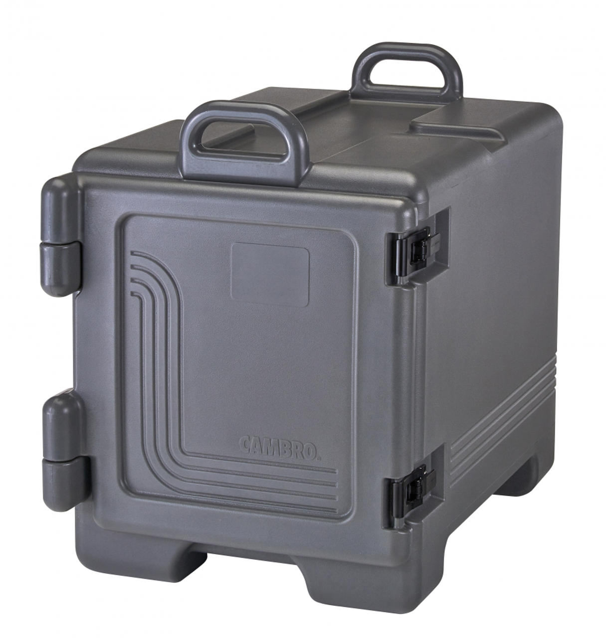 Cambro - Ultra Pan Carrier Charcoal Gray Front Loading Insulated Food Pan Carrier - 4 Full-Size Pan Max Capacity - UPC300615