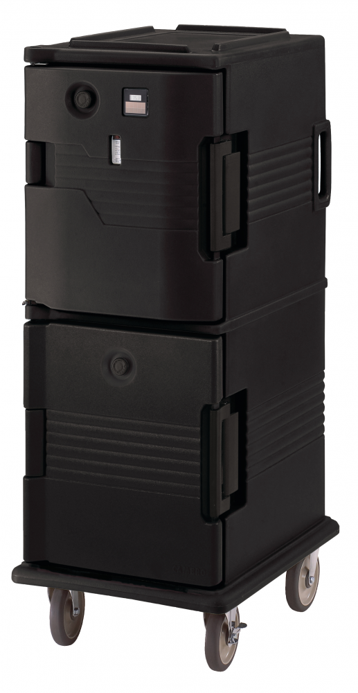 Passive Bottom Cambro UPCHT800110 Ultra Camcart® Black Electric Hot Top / Passive ...
