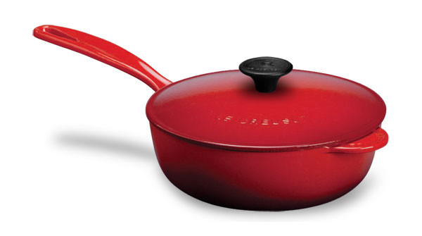 Le Creuset - 2 L (2.25 QT) Cherry Saucier Pan