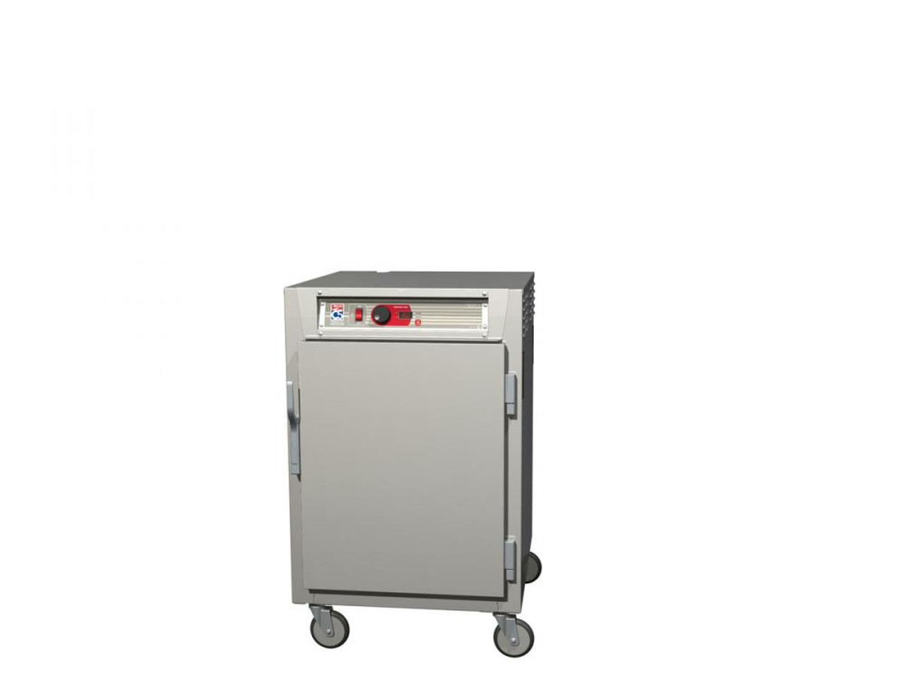 Metro - C5 8 Series Reach-In Pass-Through Heated Holding Cabinet - Clear / Solid Doors - C585-SFS-LPFC
