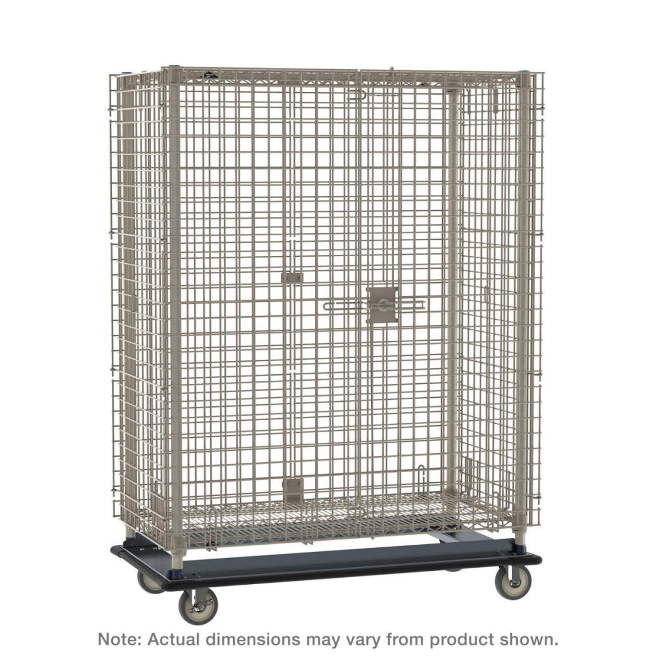 Metro - 28" x 63" x 69" MetroMax Q Heavy Duty Mobile Security Unit - MQSEC56LE