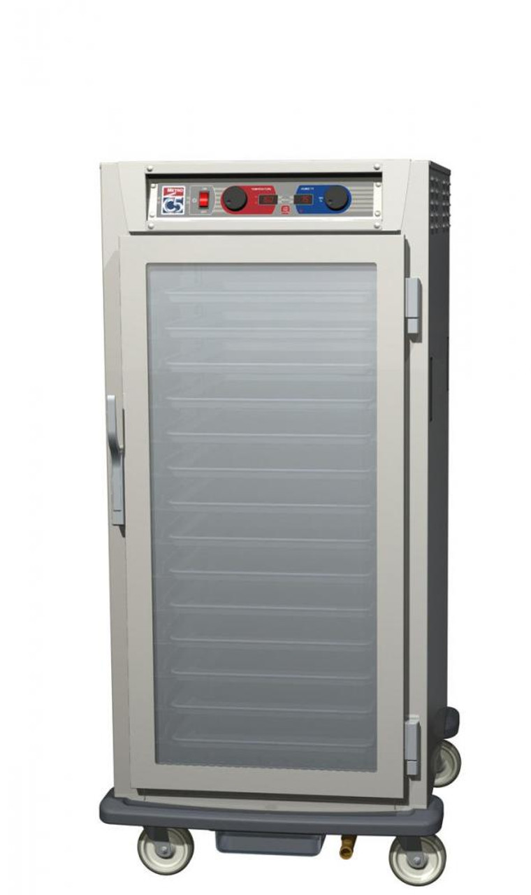 Metro - C5 9 Series Reach-In Heated Holding and Proofing Cabinet - Clear Door - C597-SFC-U