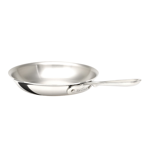 D5 Stainless Polished 5-ply Bonded Cookware Fry Pan, 8 inch