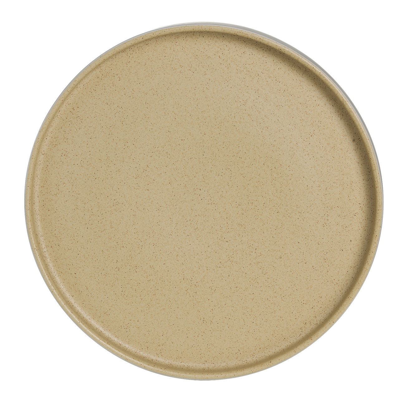 Anfora - 4 In Tan Crete Round Stack Tray (24 Per Case) - A922P261