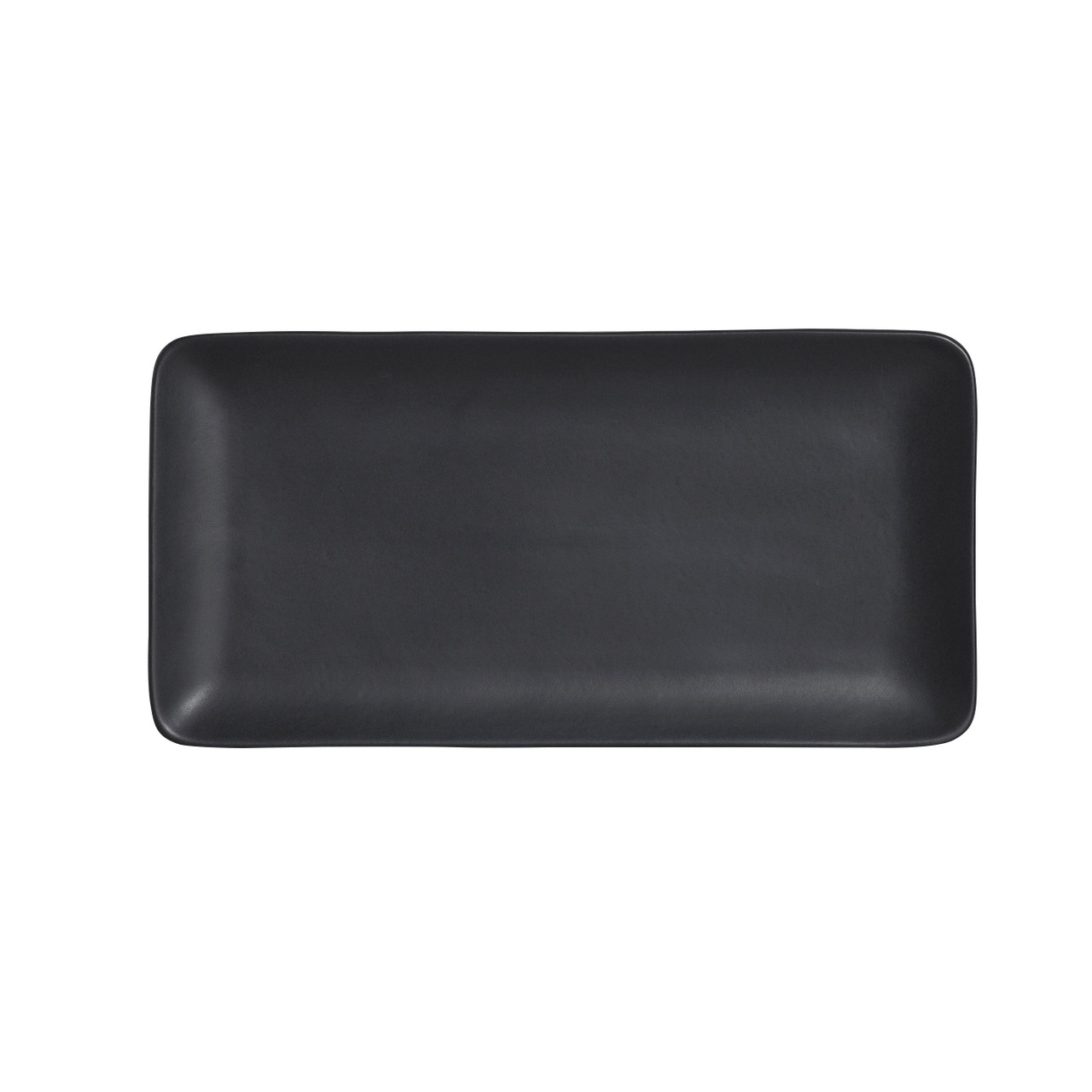 Anfora - 12 In X 6 1/4 In Black Sedona Rectangle Platter (12 Per Case) - A901P215