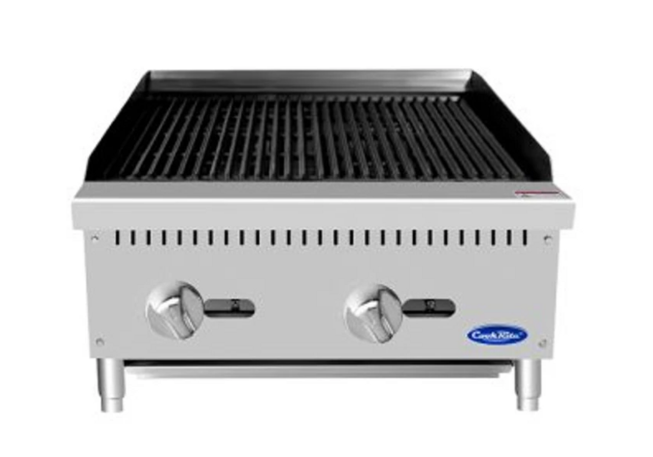 Atosa - 24" Natural Gas Char Rock Charbroiler - ATCB-24