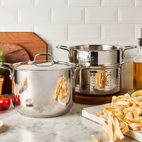 All-Clad 6 Qt Pasta Pot with Insert - Thumbnail 3
