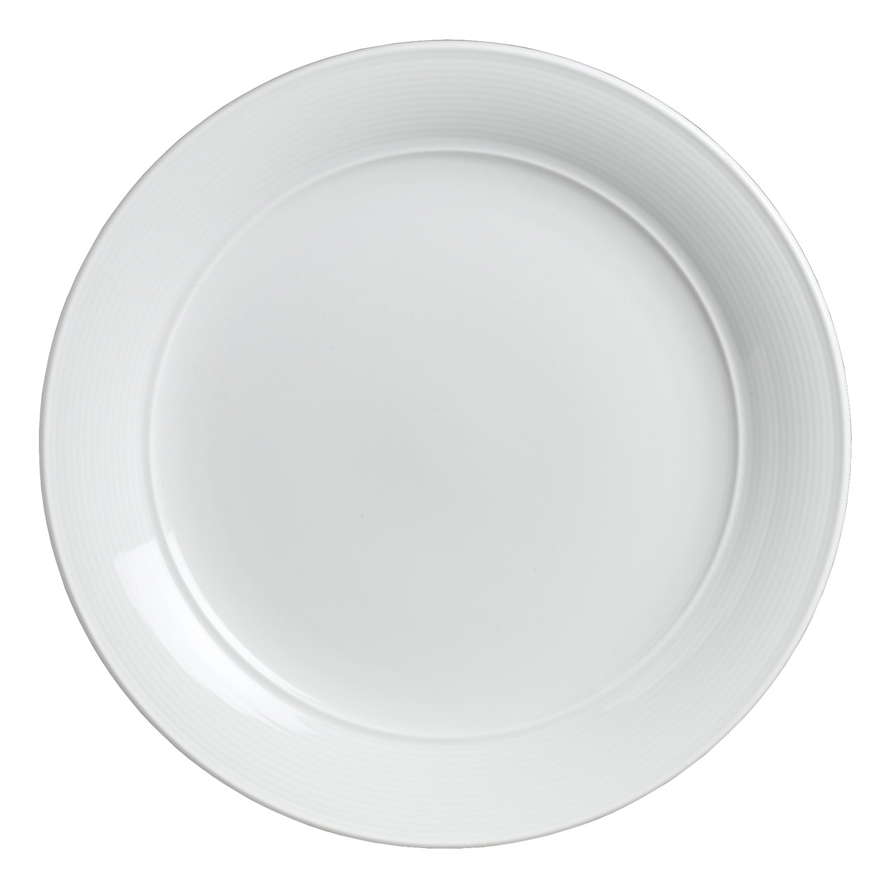 6 Inch Rim Plate Rene Ozorio - 6 In White Aura Banquet Rim Plate (24 Per Case) - 6300P306