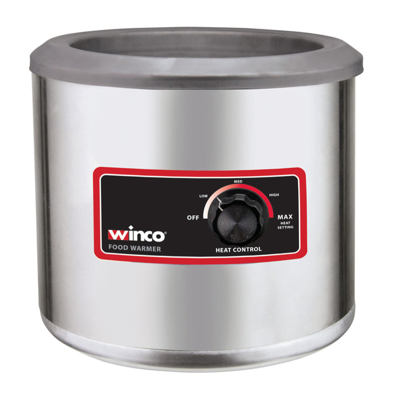 Winco - 7 QT Round Food Warmer