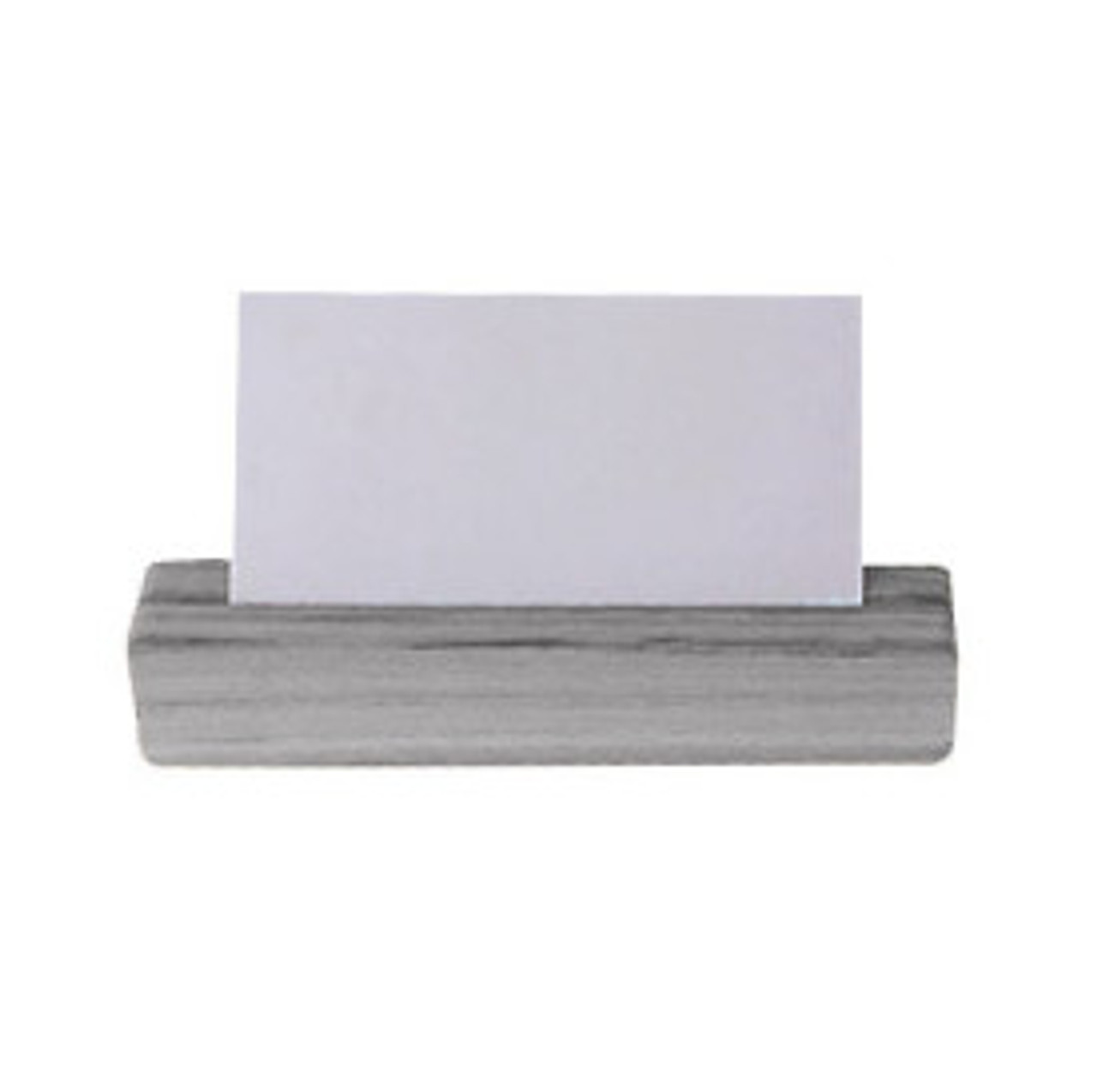 D.W. Haber - Fusion 1" x 1" x 4.5" Grey Card Holder (12 Per Case) - DWFB11523GW