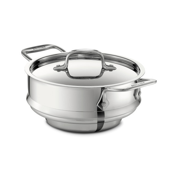 Stainless Steel All Purpose Steamer with lid, 3 quart - Thumbnail 3