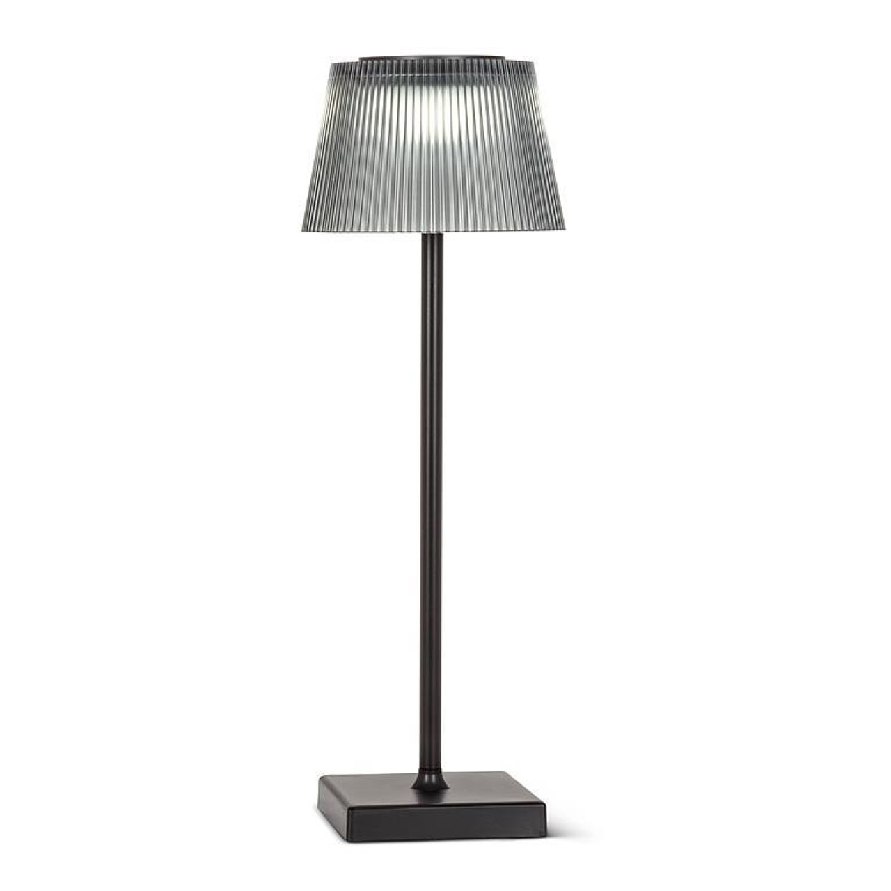 Abbott - Fluted Smoke Black Shade LED Table Light 6-12 HR