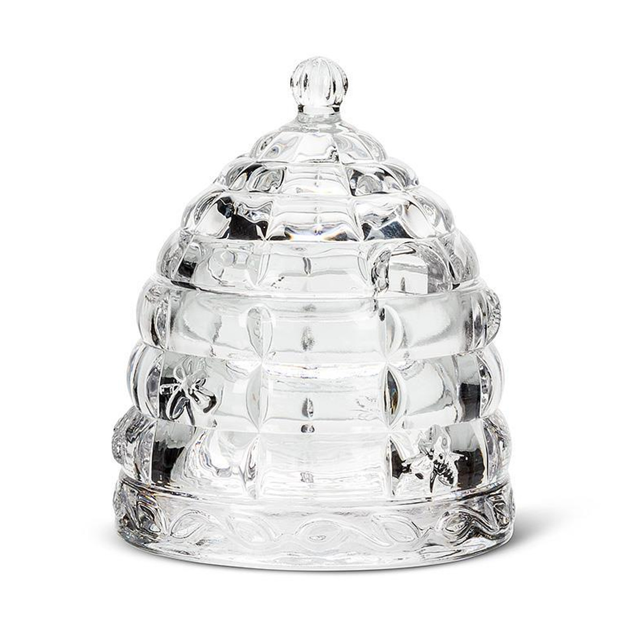Abbott - Glass Beehive Honey Pot With Lid