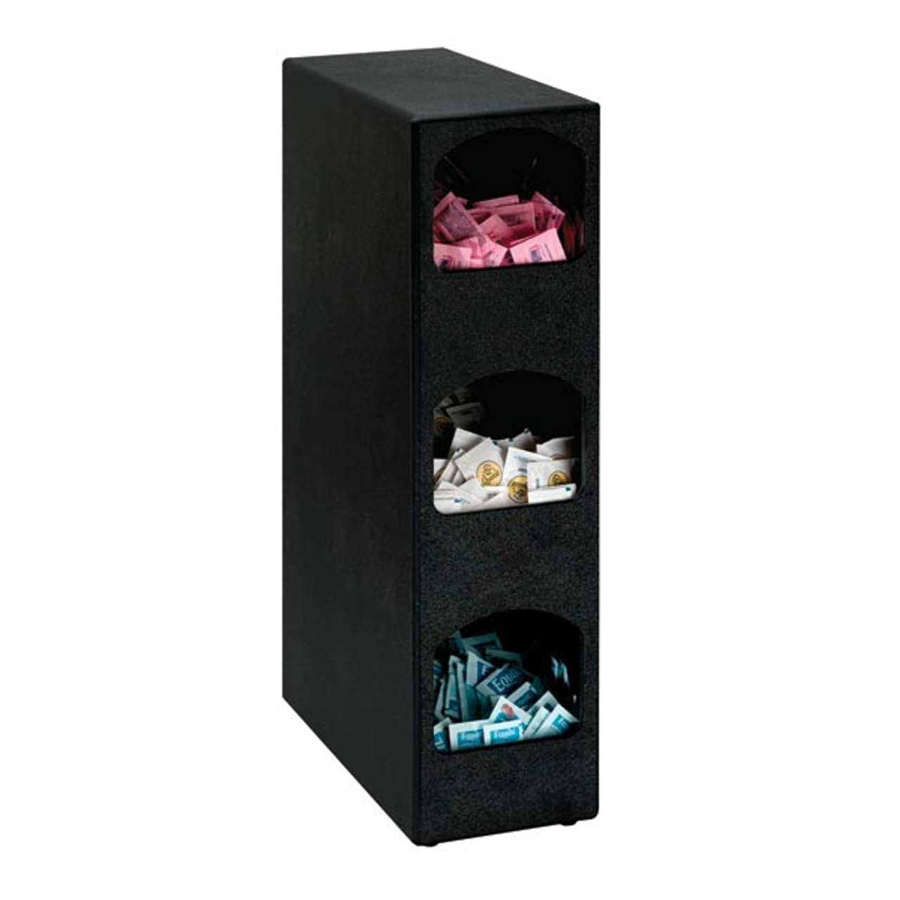 Dispense-Rite - Countertop Condiment Organizer w/ 3 Compartments - HVCD-3BT
