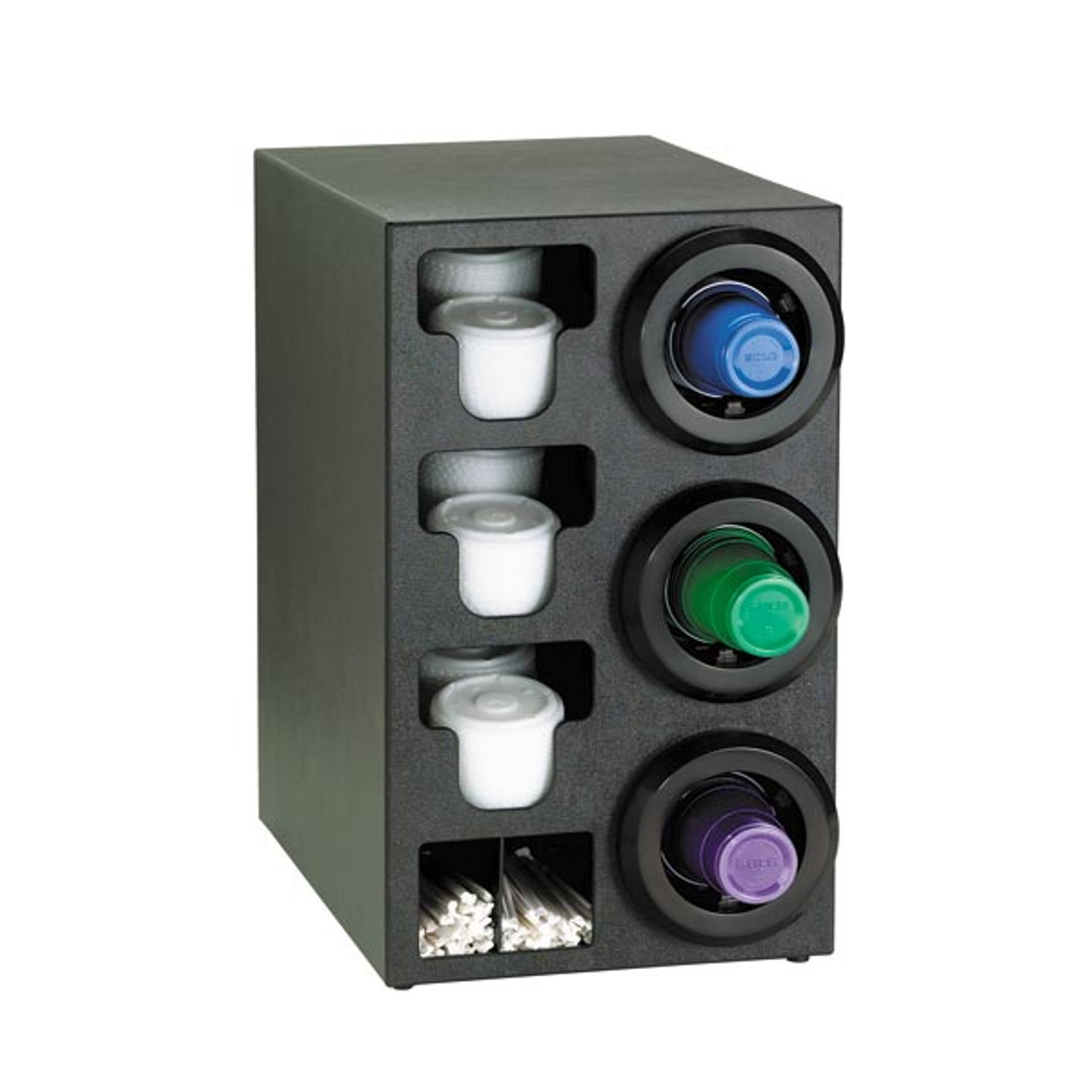 Dispense-Rite - Countertop Cup, Lid & Straw Dispensing Cabinet - STL-C-3RBT