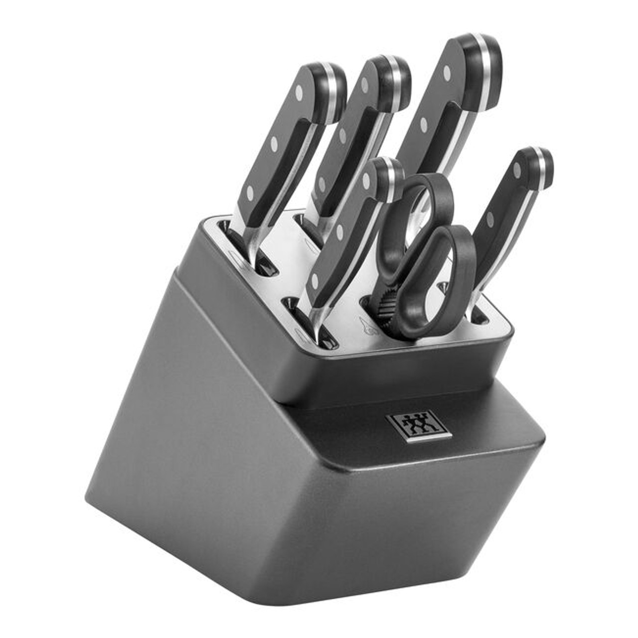 Zwilling - Pro 7 Pc Anthracite Self Sharpening Knife Block Set - 1029641