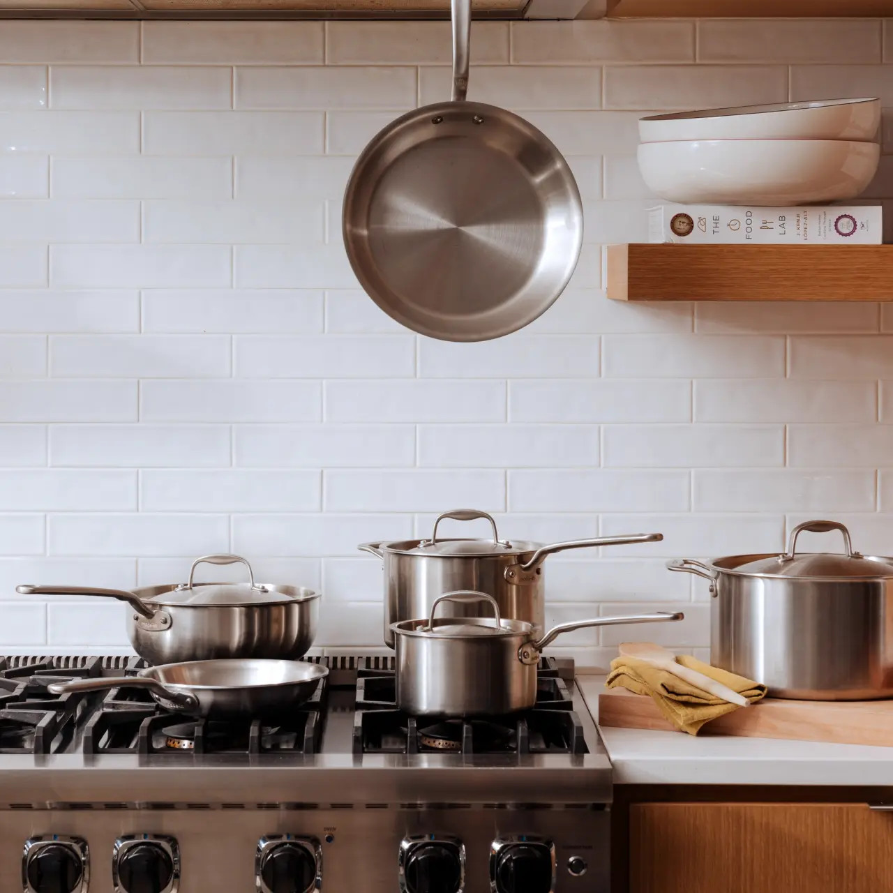 made in cookware made in cookware stainless steel set in a kitchen countertop