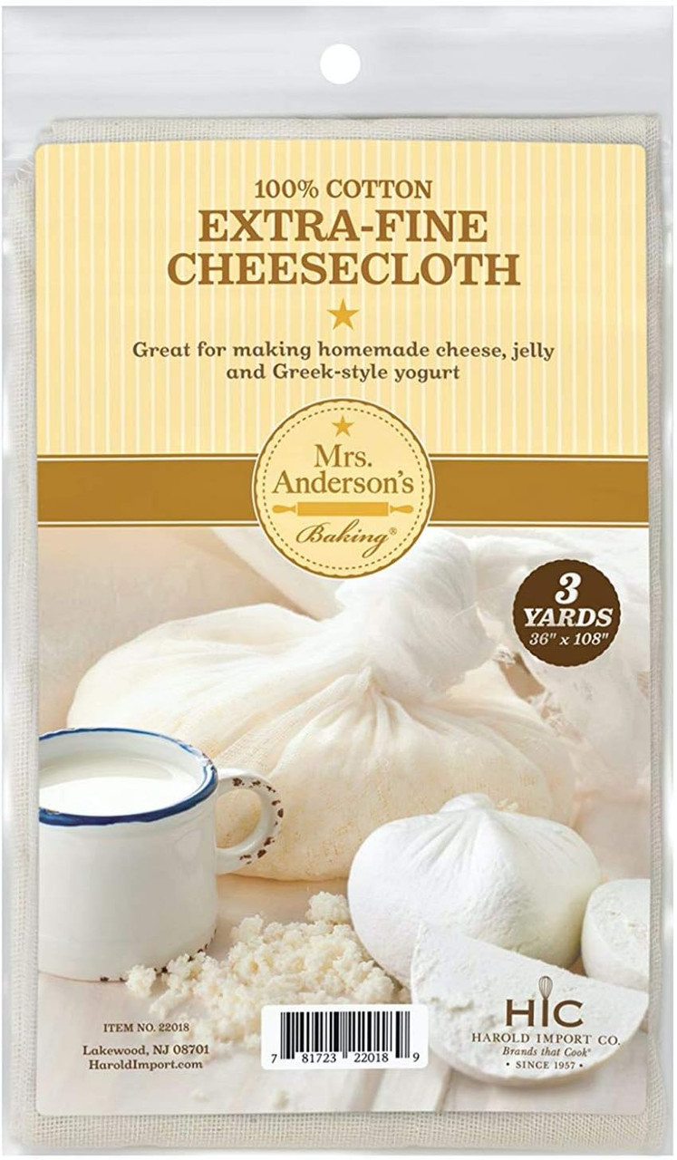 Mrs. Anderson - 3 Yard 40S Cotton Extra Fine Cheesecloth
